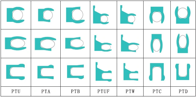 Inside Face Peek and PTFE Customized Spring Energized Seal