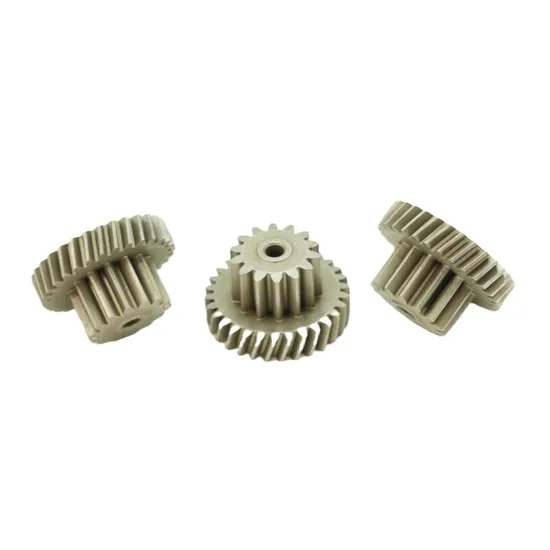 Metalurgia de polvos personalizada Engranajes de acero Transmisión de metal Fabricante de engranajes helicoidales rectos personalizados